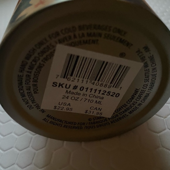 Starbucks Hibiscus Stainless Steel Tumbler with Straw (Vaulted/Unused) - Picture 4 of 5